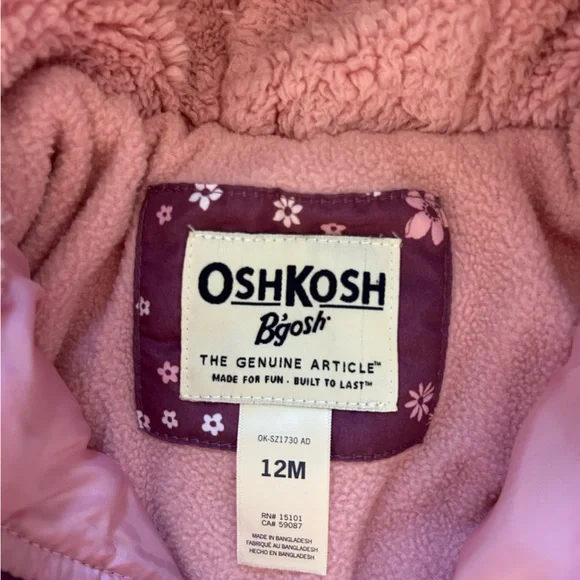 Oshkosh B’Gosh Snow Suit - Picture 2 of 2